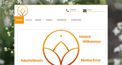 Desktop Screenshot of naturheilpraxis-ernst.com